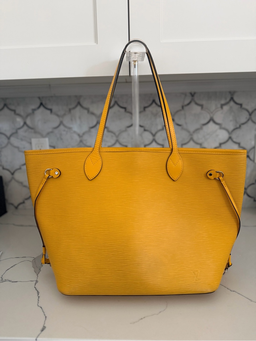 Louis Vuitton Yellow Epi Leather Neverfull